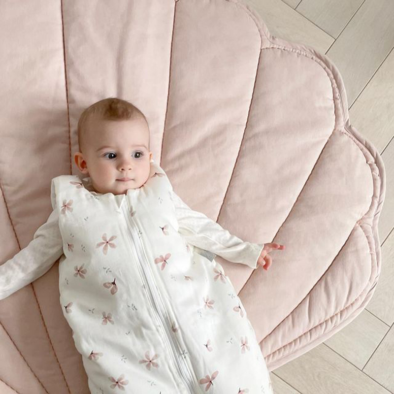 Soft Rug Nursery - İskandinav Tarzı Deniz Kabuğu Şeklinde Bebek