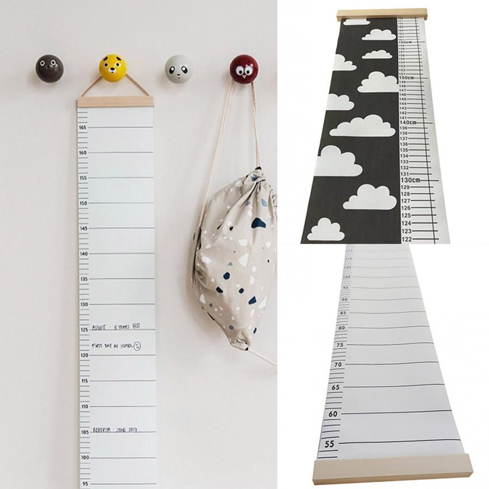 Growth Chart Ruler - Çocuk Yükseklik Cetveli Tuval Asılı Büyüme