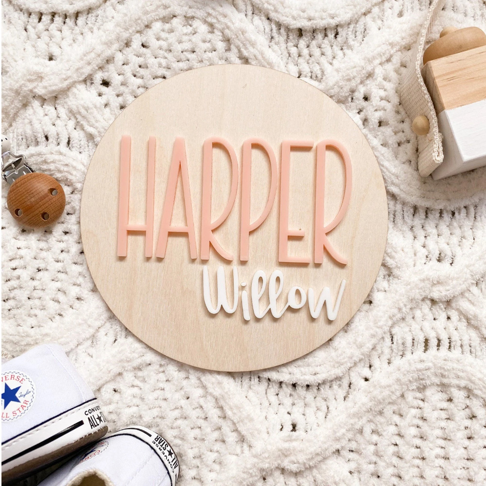 Kişiye Özel Doğum Duyuru Plake - Baby Nursery Artwork incelemesi ve fiyatı