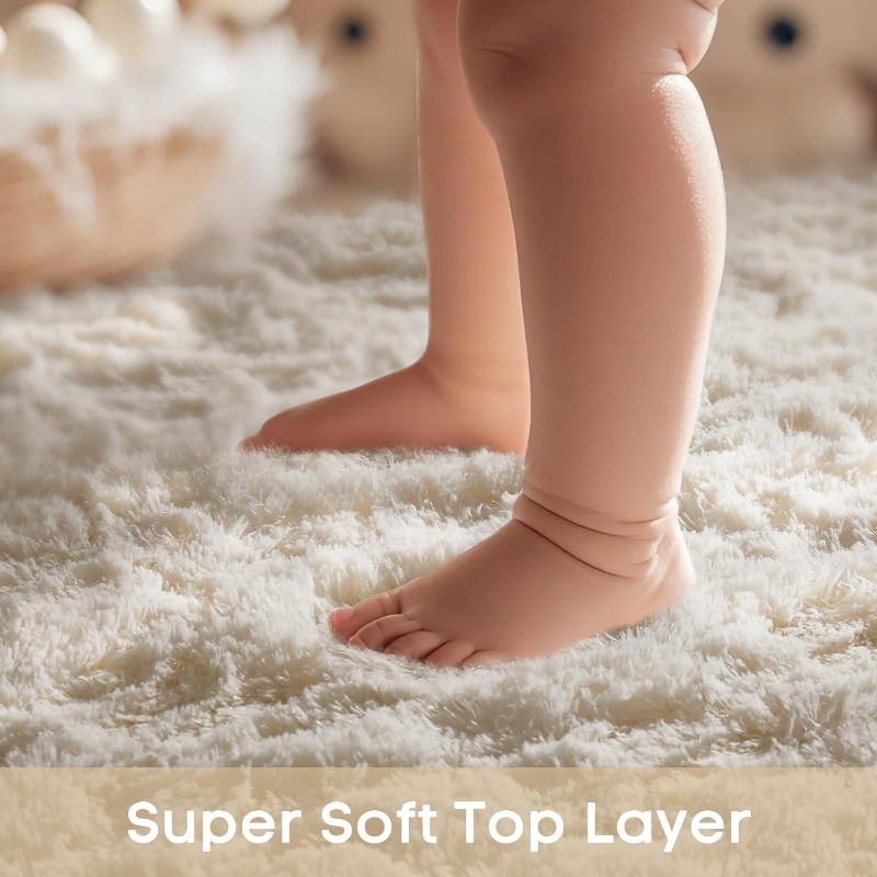 Yuvarlak Krem Beyaz Halı Yumuş - Soft Rug Nursery incelemesi ve fiyatı