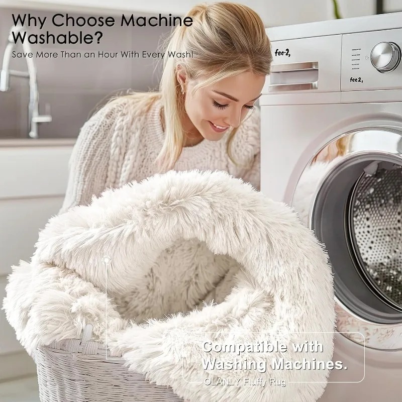 Yuvarlak Krem Beyaz Halı Yumuş - Soft Rug Nursery incelemesi ve fiyatı
