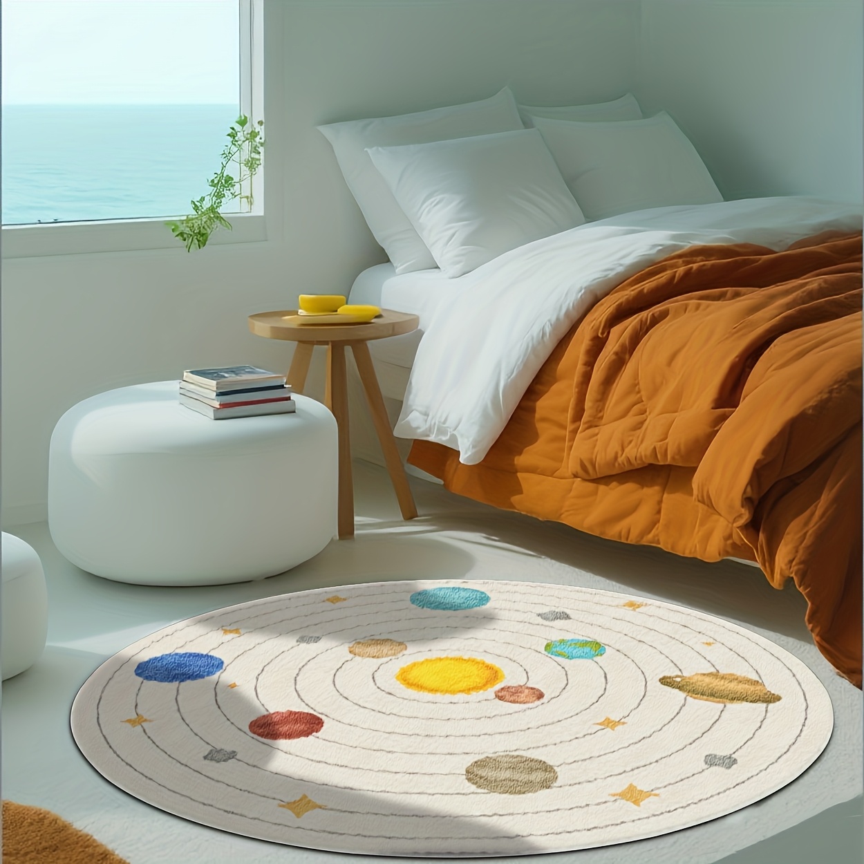 Sevimli Yuvarlak Güneş Sistemi - Soft Rug Nursery incelemesi ve fiyatı