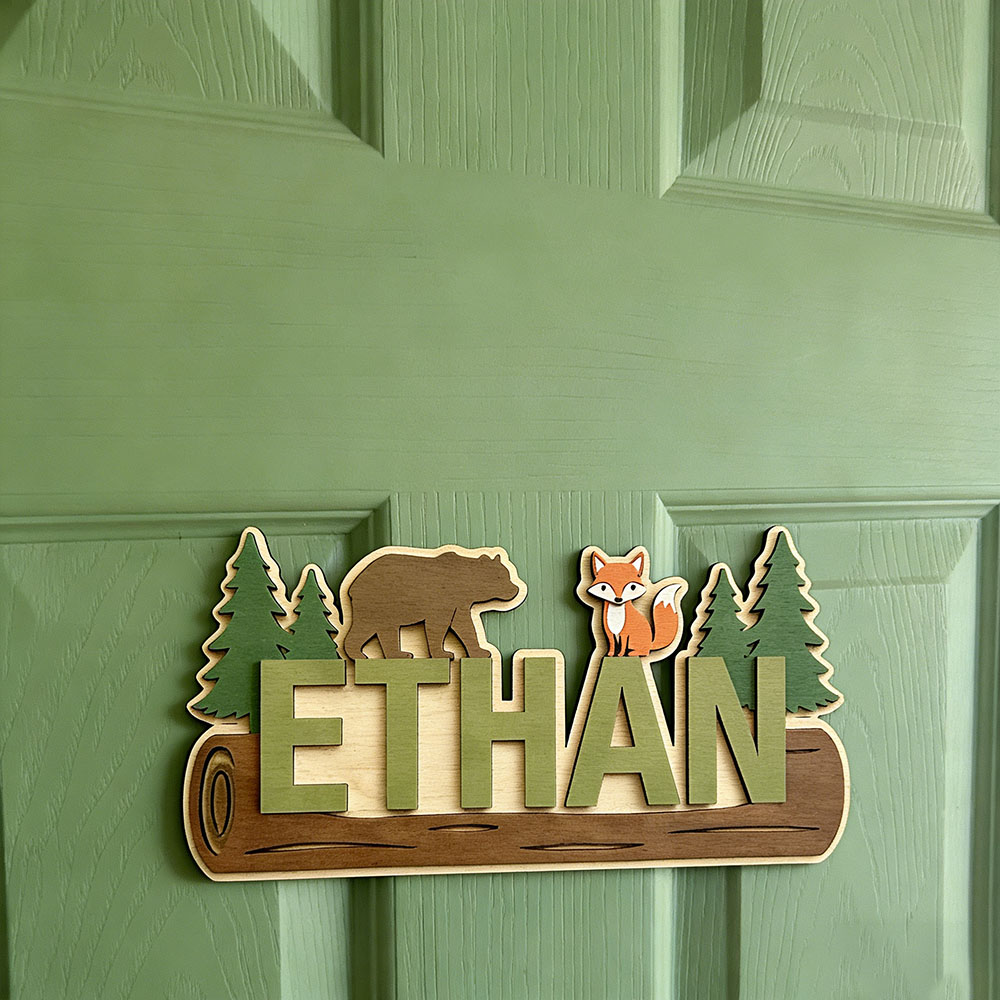 Orman Hayvanı Kişiselleştirilm - Baby Nursery Wall incelemesi ve fiyatı