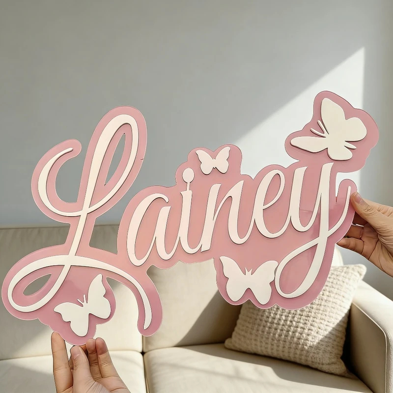 Kişiye Özel Bebek İsim Plakası - Baby Nursery Wall incelemesi ve fiyatı