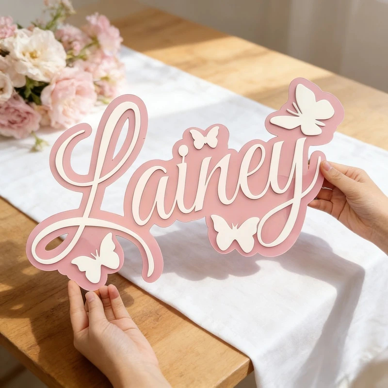 Kişiye Özel Bebek İsim Plakası - Baby Nursery Wall incelemesi ve fiyatı