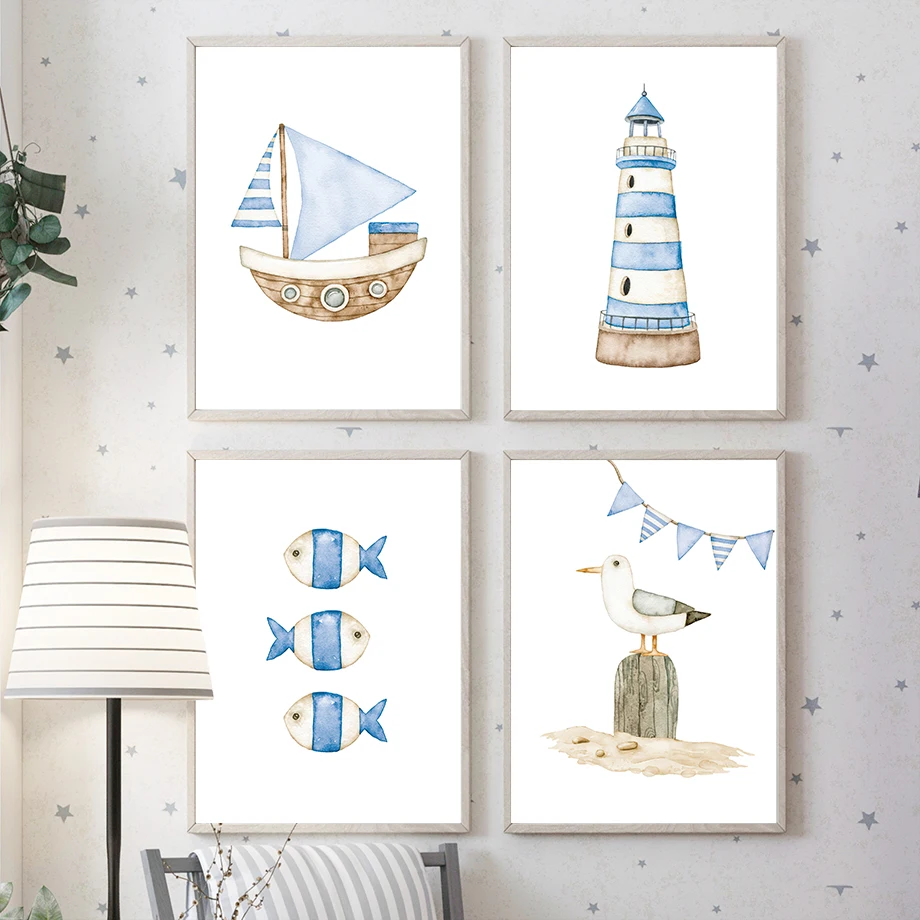 Yelkenli tekne deniz feneri ba - Baby Nursery Home incelemesi ve fiyatı