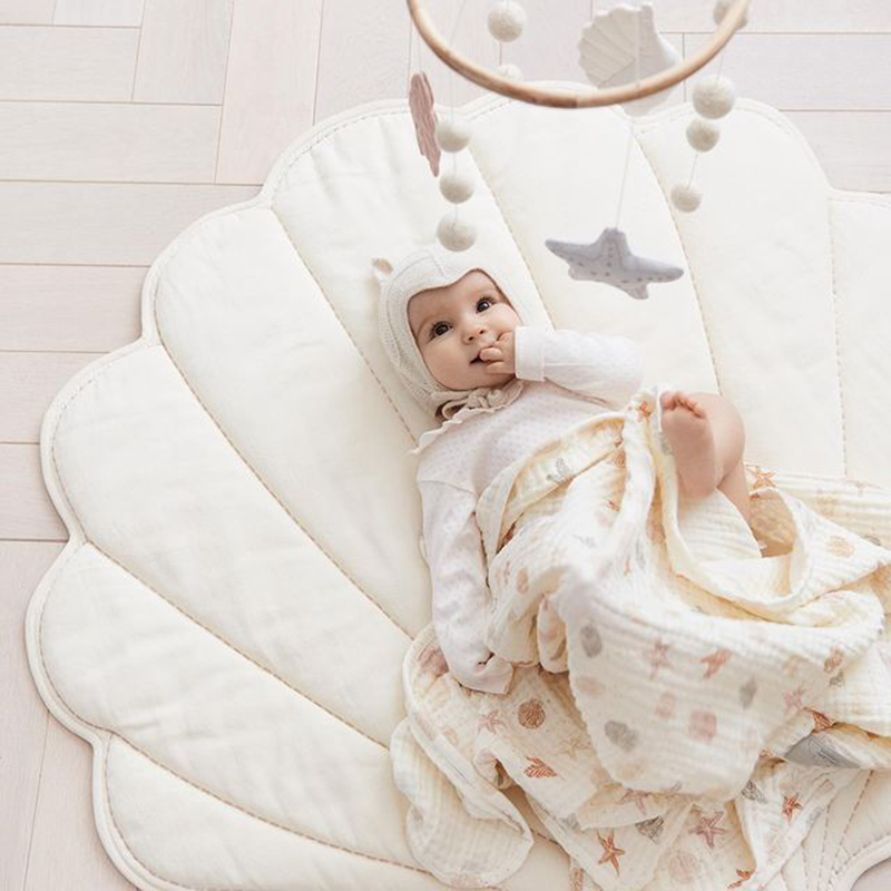 İskandinav Tarzı Deniz Kabuğu  - Soft Rug Nursery incelemesi ve fiyatı