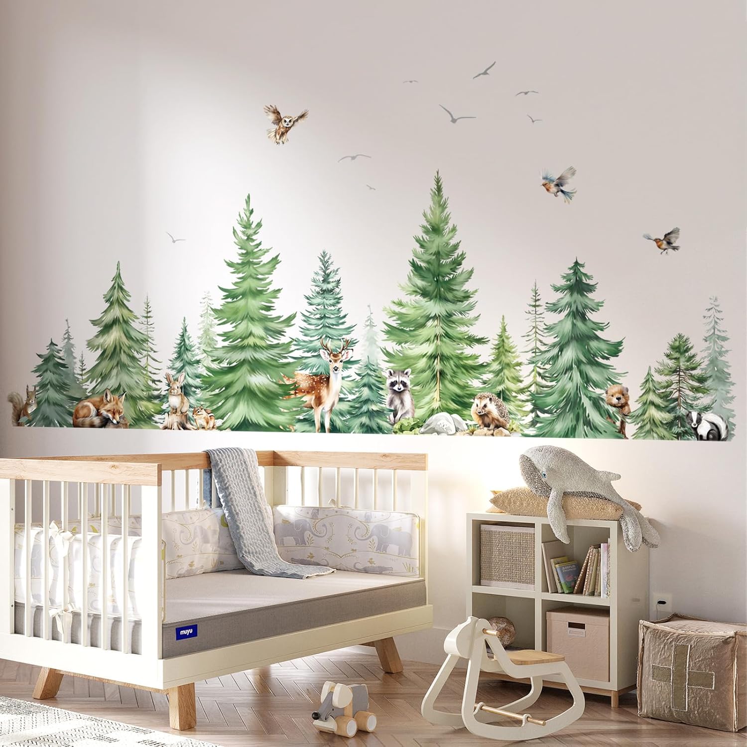 Büyük Suluboya Çam Ağacı Hayva - Baby Nursery Package incelemesi ve fiyatı