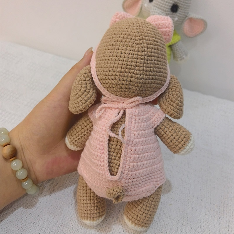 El Yapımı Tığ Işi Fil Çift Pel - Baby Nursery Game incelemesi ve fiyatı