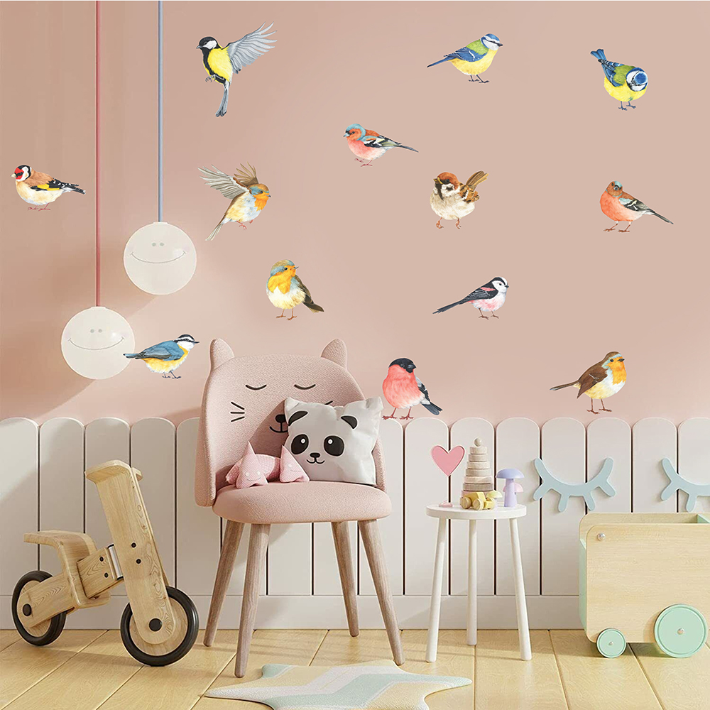 13 adet Küçük Kuşlar Duvar Sti - Baby Nursery Package incelemesi ve fiyatı