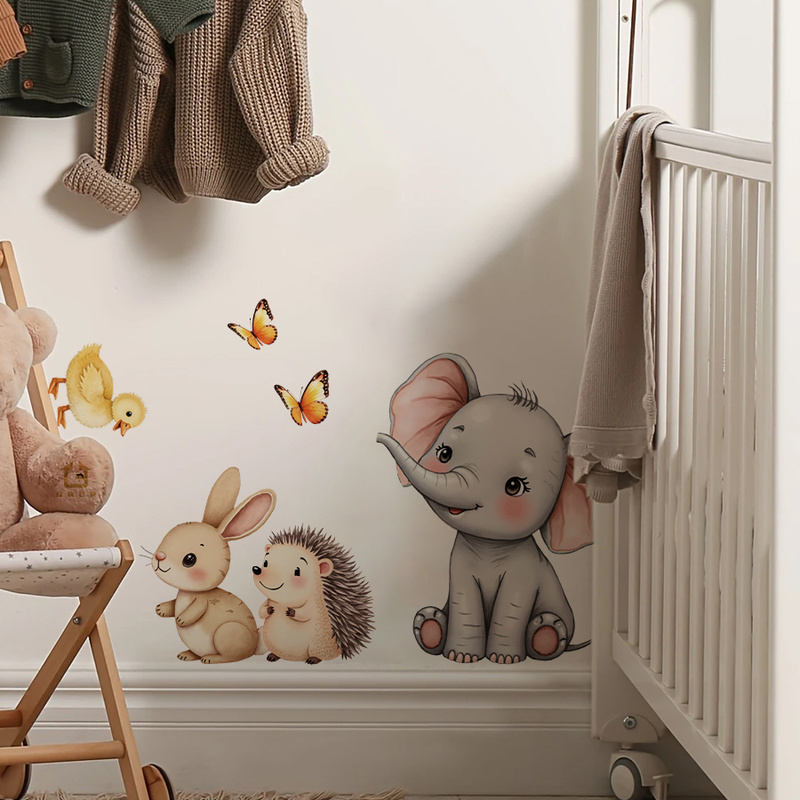 Karikatür Hayvan Duvar Sticker - Baby Nursery Wall incelemesi ve fiyatı