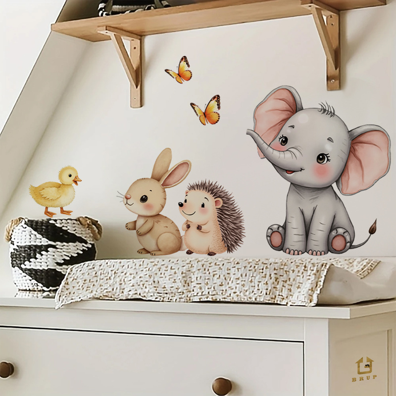 Karikatür Hayvan Duvar Sticker - Baby Nursery Wall incelemesi ve fiyatı