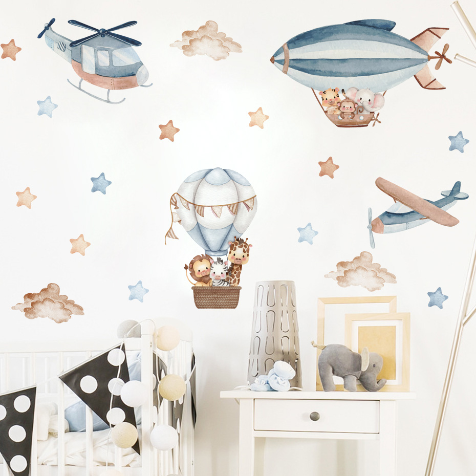 Suluboya Hayvanlar Sıcak Hava  - Baby Nursery Package incelemesi ve fiyatı