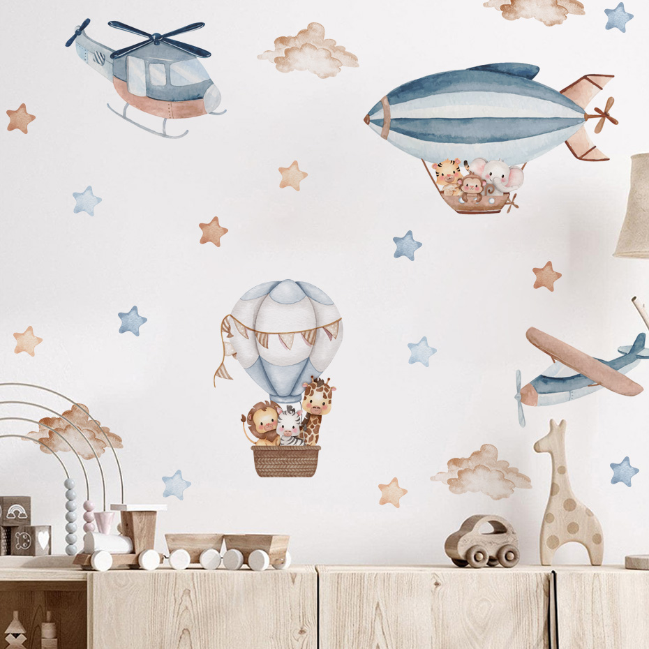 Suluboya Hayvanlar Sıcak Hava  - Baby Nursery Package incelemesi ve fiyatı