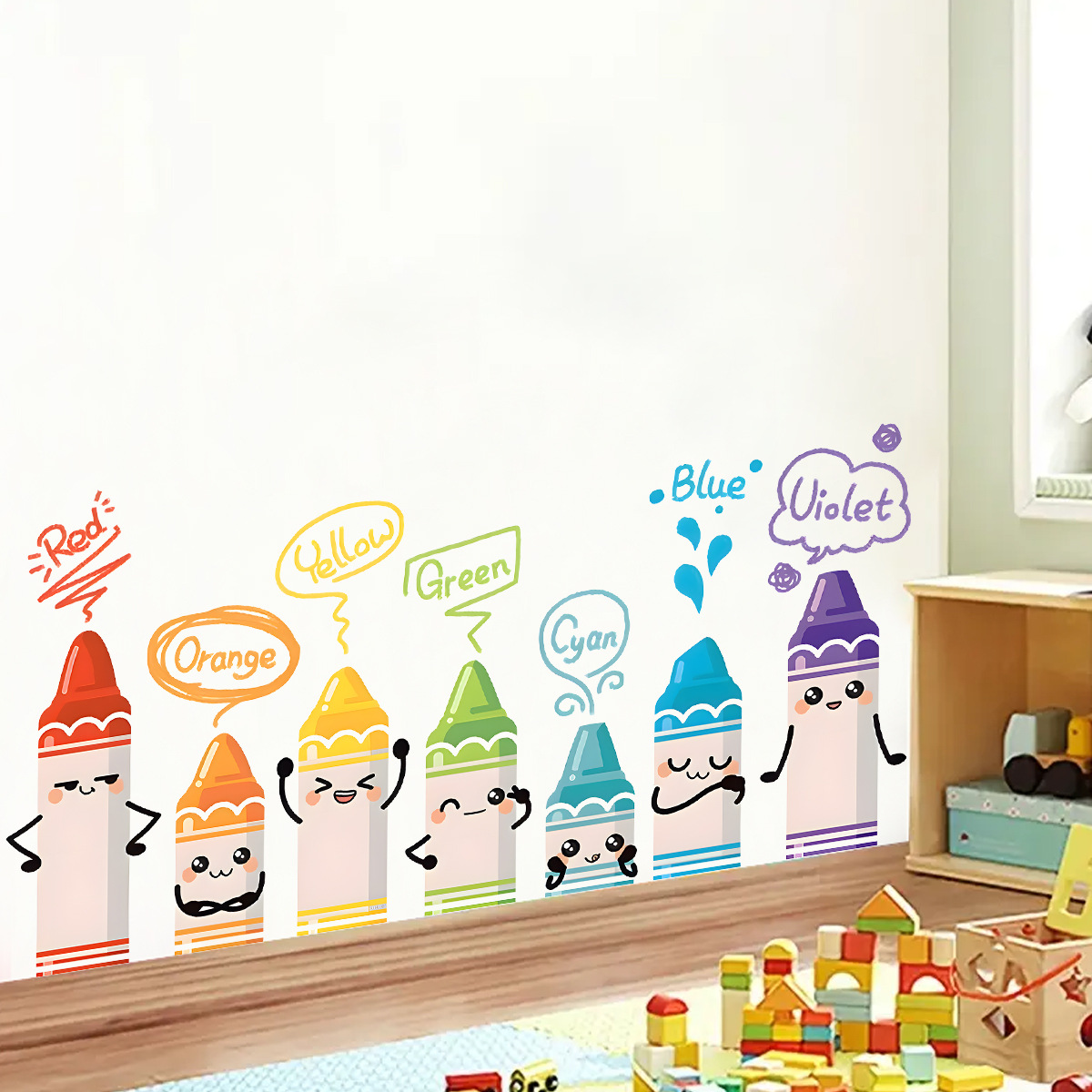 Karikatür sevimli renkli mum b - Baby Nursery Package incelemesi ve fiyatı