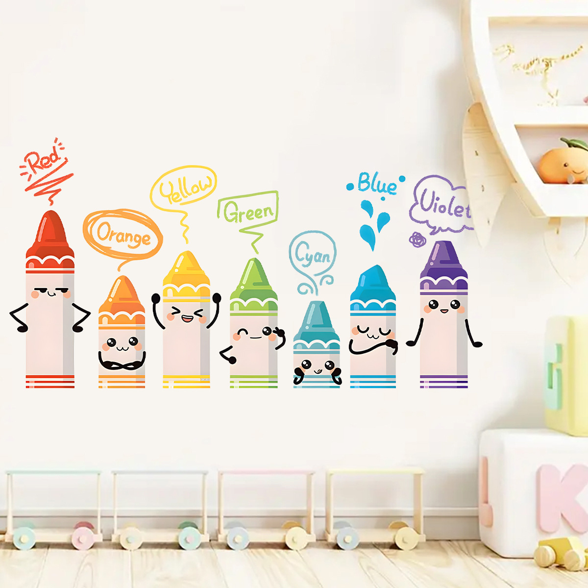 Karikatür sevimli renkli mum b - Baby Nursery Package incelemesi ve fiyatı