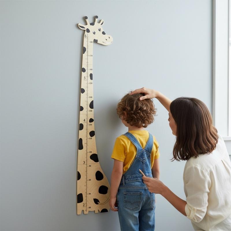 Çocuklar için Zürafa Büyüme Ta - Growth Chart Ruler incelemesi ve fiyatı